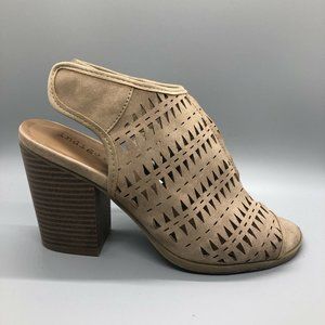 Indigo Rd. Womens Pedana Open Toe Chunky Heels 6.5